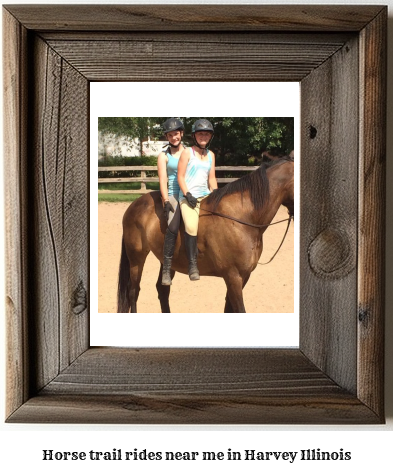 horse trail rides near me in Harvey, Illinois